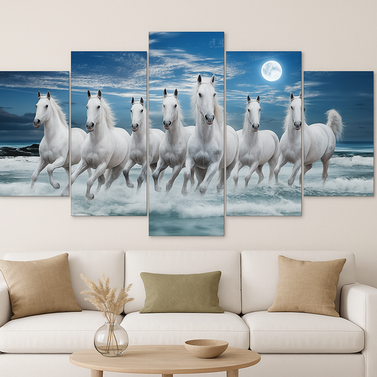 7 Horses of Fortune – Vastu-Inspired Energy Canvas Map