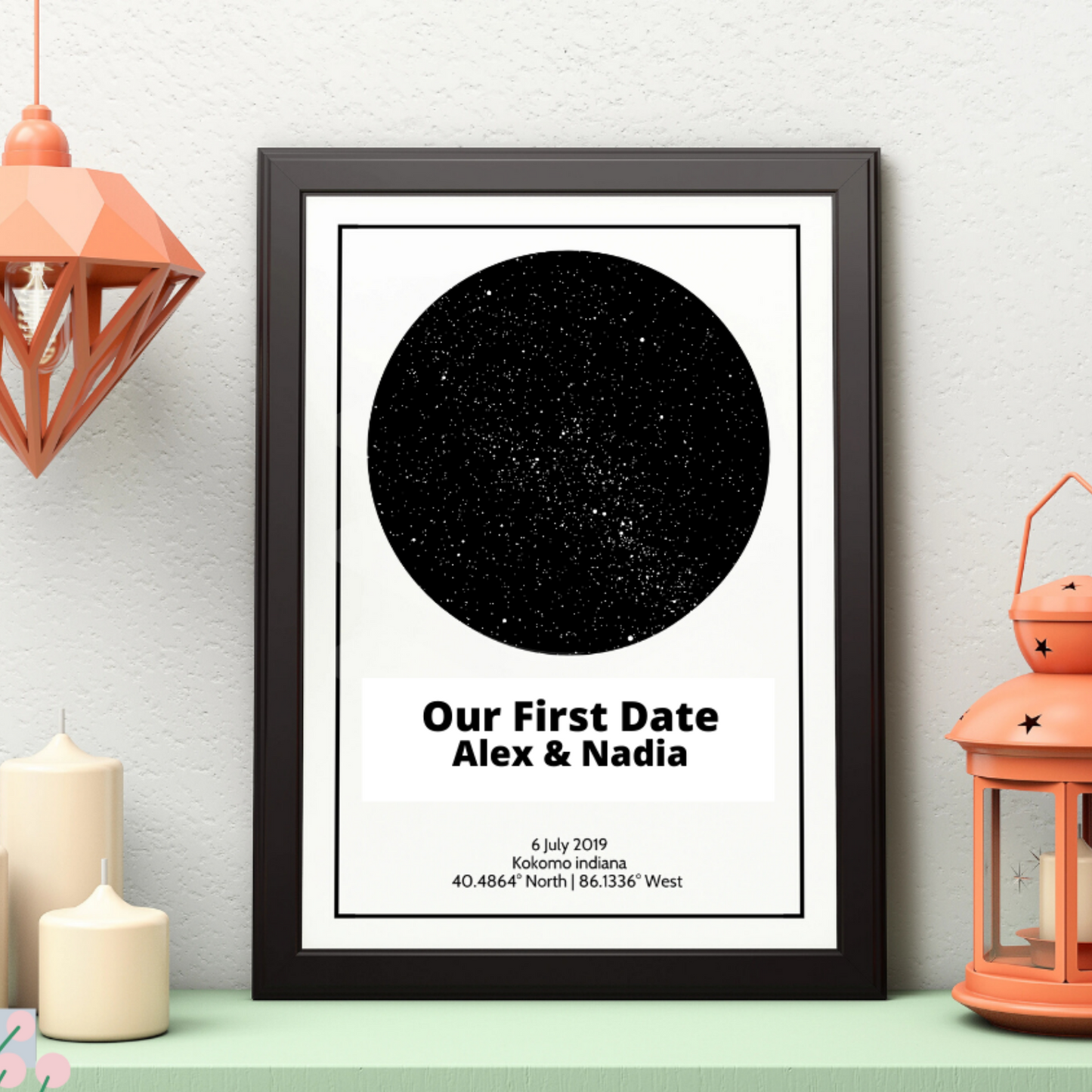 Personalized Custom Canvas Star Map - A moment you will never forget gift