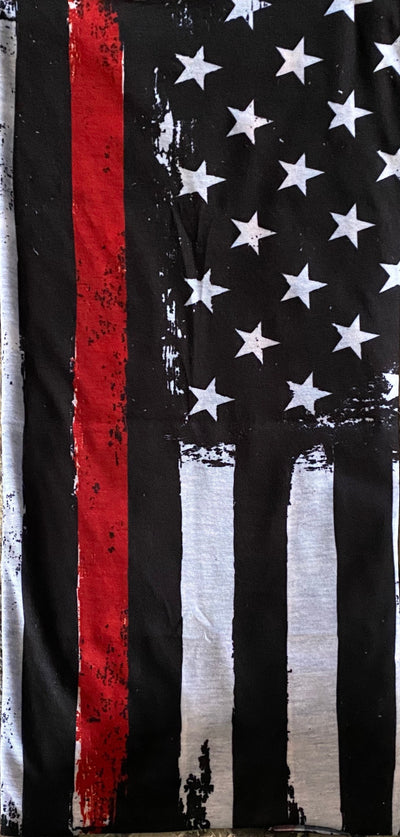 TrendsyShop MURICA Flag Red Face Bandana Magic Scarf Headwrap Balaclava (BWR)