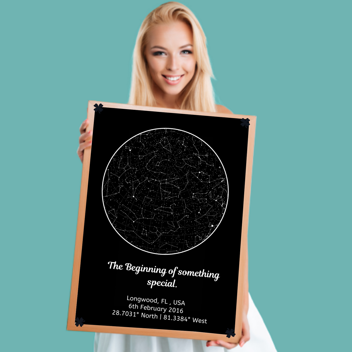 Personalized Custom Canvas Star Map - A moment you will never forget gift