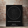 Personalized Custom Canvas Star Map - A moment you will never forget gift