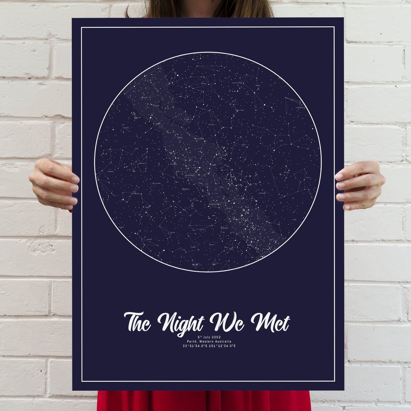 Personalized Custom Canvas Star Map - A moment you will never forget gift