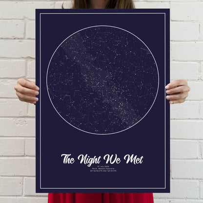 Personalized Custom Canvas Star Map - A moment you will never forget gift