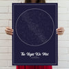 Personalized Custom Canvas Star Map - A moment you will never forget gift